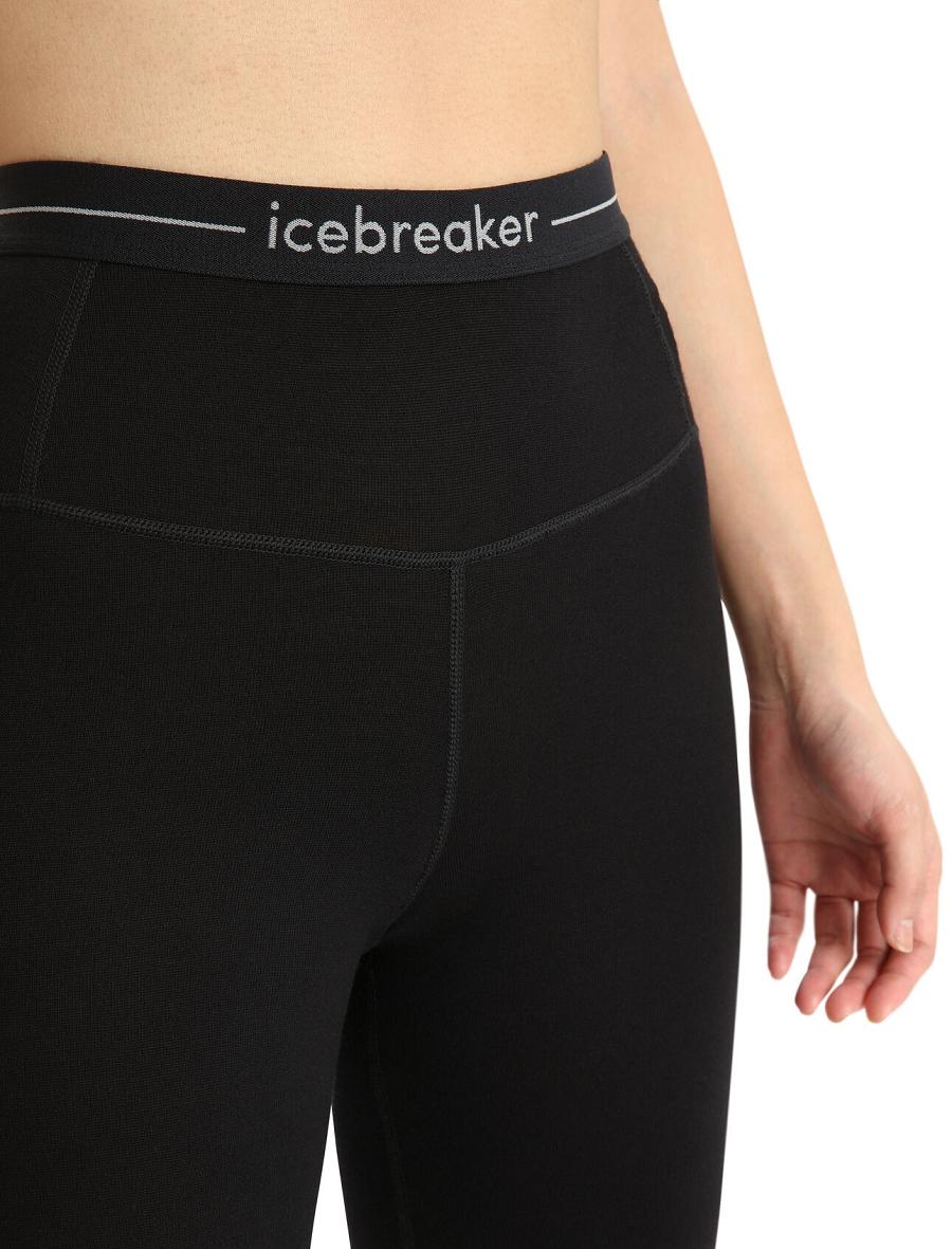 Leggings Icebreaker Merino 260 Tech High Rise Femme Noir | FR 1533JPQJ